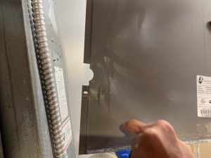 Oil & AC Refrigerant Leak On Service Cover