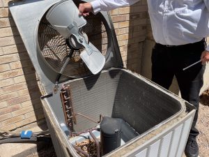 Outdoor AC Unit Disassembly